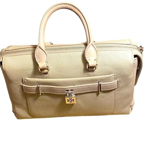 Tory Burch Leather Satchel - Picture 1 of 13